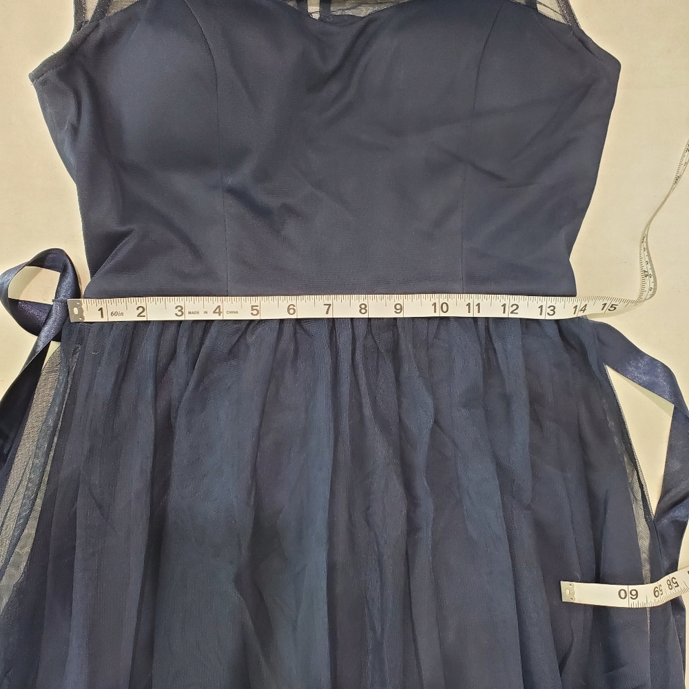NWT Eliza J Illusion Lace Homecoming Prom Party Wedding Guest Beautiful Dress S - Picture 13 of 16